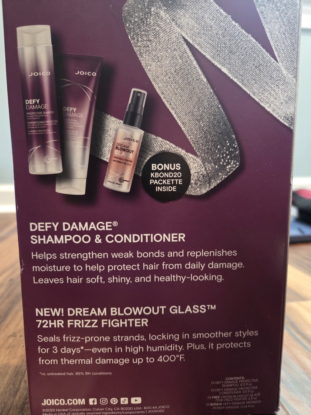 Joico Defy Damage Shampoo & Conditioner Set - Plum - Picture 2 of 2